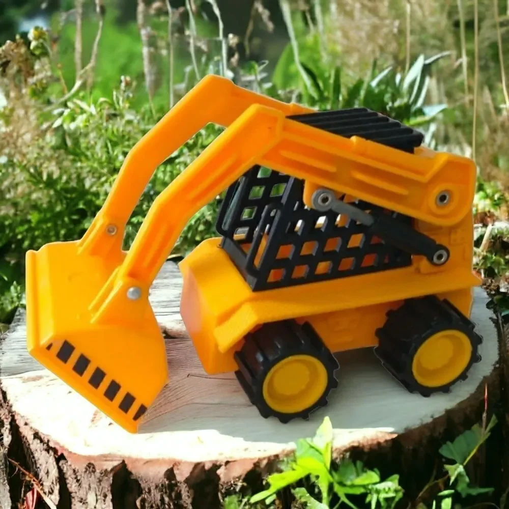 Soma Mighty Wheels Skid Steer Front End Loader Toy Vehicle Construction‎ Vtg 90s